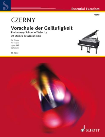 Vorschule der Gel�ufigkeit op. 849 f�r Klavier