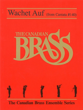 Wachet auf for brass ensemble (2 Trp, Hrn, Pos, Tuba) score and parts