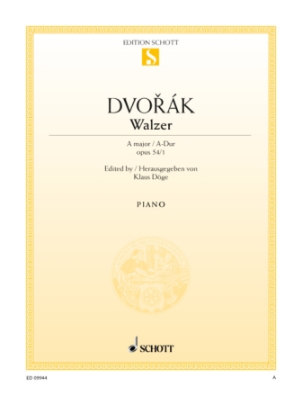 Walzer A-Dur op.54,1 f�r Klavier