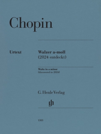 Walzer a-Moll (2024 entdeckt) f�r Klavier mit Faksimile