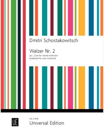 Walzer Nr.2 aus 'Suite f�r Variet�-Orchester' f�r 2 Violoncelli Spielpartitur