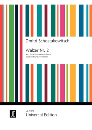 Walzer Nr.2 f�r 2 Violinen Spielpartitur