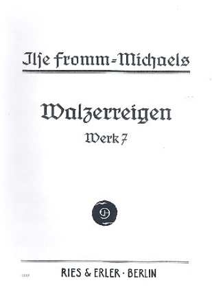 Walzerreigen op.7 f�r Klavier
