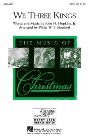 We three kings for mixed choir and piano choral score