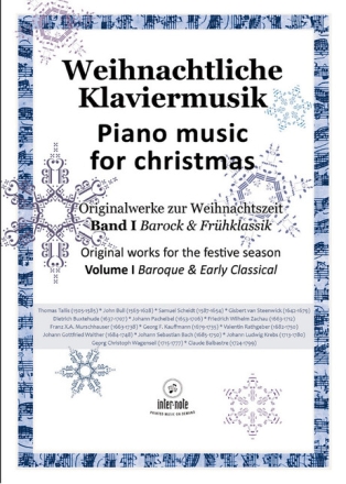 Weihnachtliche Klaviermusik Band 1: Barock & Fr�hklassik f�r Klavier