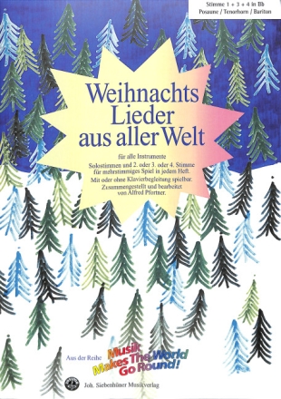 Weihnachtslieder aus aller Welt f�r flexibles Ensemble Posaune in B