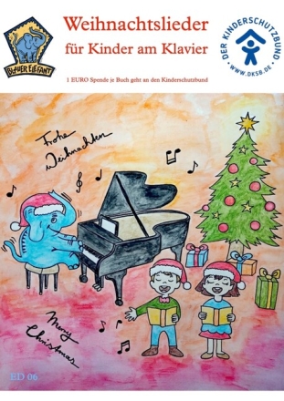 Weihnachtslieder f�r Kinder am Klavier f�r Klavier (+Text)