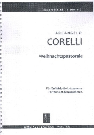 Weihnachtspastorale f�r flexibles Ensemble Partitur und Stimmen