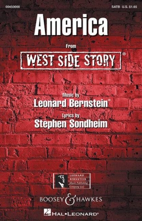 West Side Story f�r gemischter Chor (SATB) und Klavier Chorpartitur