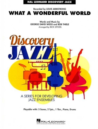 What a wondeful World for jazz ensemble score and parts