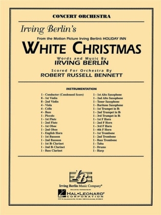 White Christmas f�r Orchester Partitur und Stimmen