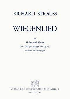 Wiegenlied op.41,1 f�r Violine und Klavier