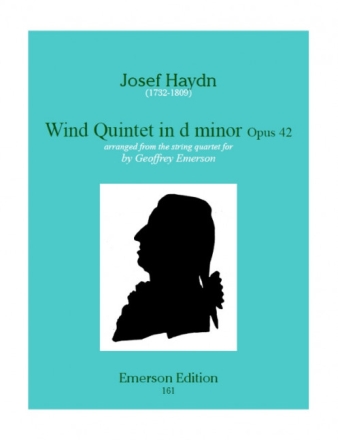 WIND QUINTET D MINOR OP.42 FOR FF, OB, CLAR, HRN and bassoon,  parts