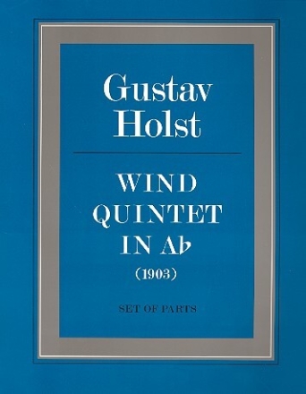 Wind Quintet  in a flat Major op.14 for flute, oboe, clarinet, bassoon and horn parts