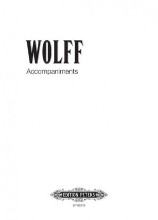 Wolff, C. Accomp. f. Klavier, KP., Klavier, Geheftet Wolff Accompaniments 2Ms#