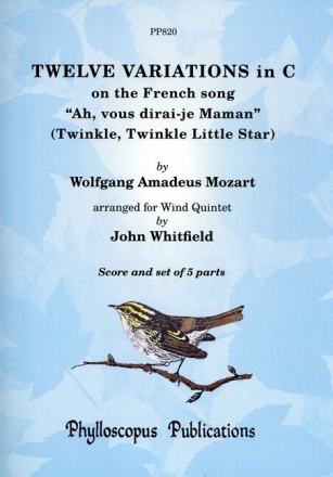 Wolfgang Amadeus Mozart Arr: John Whitfield Ah, vous dirai-je Maman K.265/300e: Wind Quintet Wind Quintet
