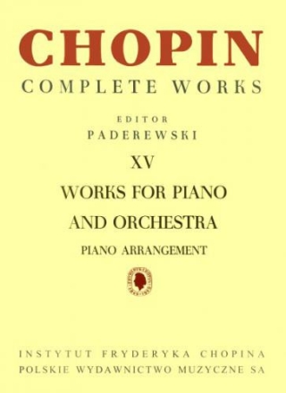 Works for piano and orchestra complete works vol.15 edition 2 pianos