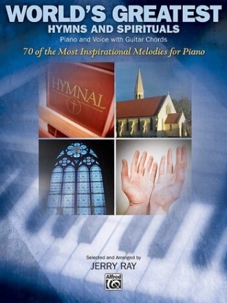 World's Greatest Hymns for voice and piano with guitar chords songbook