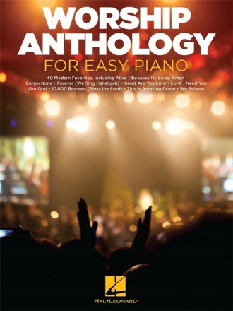 Worship Anthology for easy piano