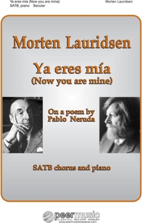 Ya eres m�a for mixed chorus and piano score