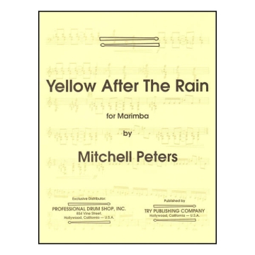 Yellow after the Rain for marimba