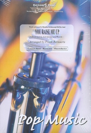 You raise me up for concert band score and parts