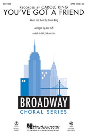 You've got a Friend for mixed chorus (SATB) and instruments vocal score