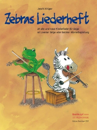 Zebras Liederheft f�r Violine und Klavier (2. Violine)