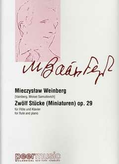 Zw�lf St�cke (Miniaturen) op.29 f�r Fl�te und Klavier
