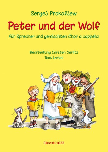 peter und der wolf für sprecher und gem chor a cappella