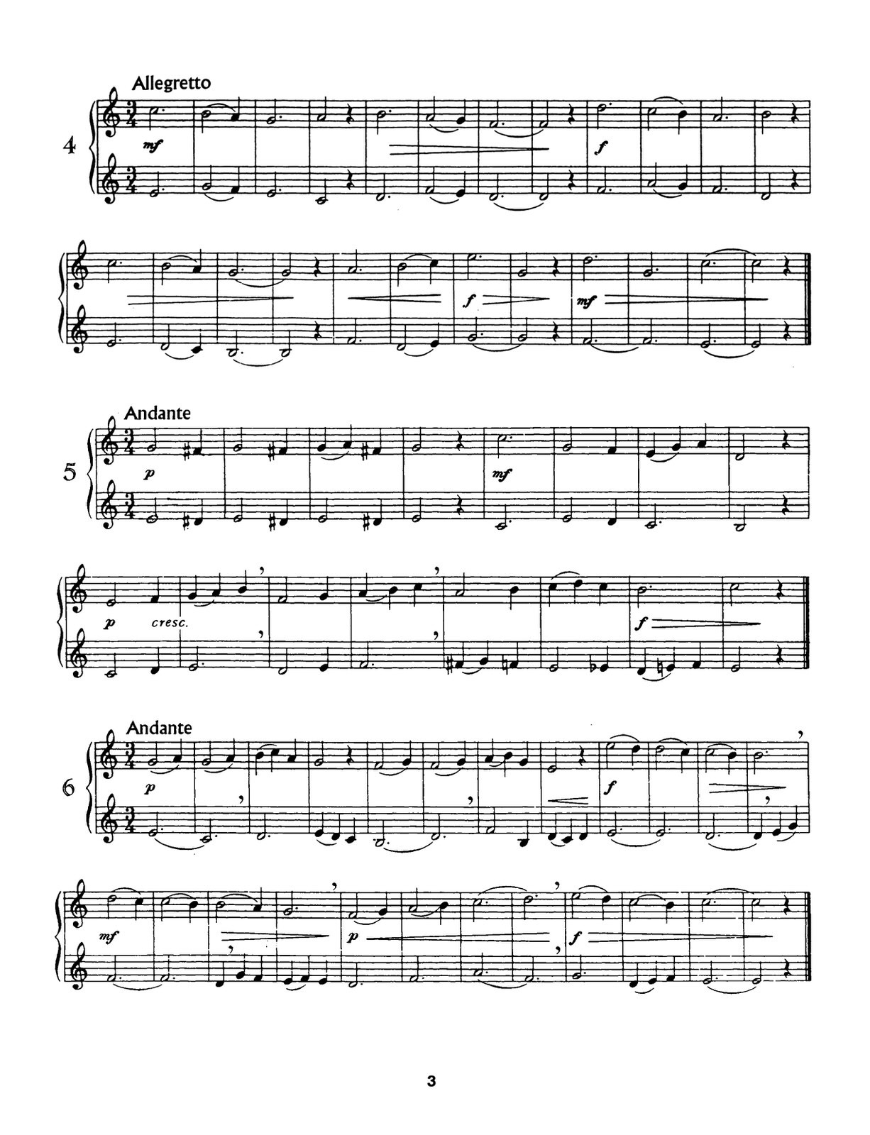 Beispielseite 2 zu 114 EASY DUETS FOR TRUMPET AND CORNET score