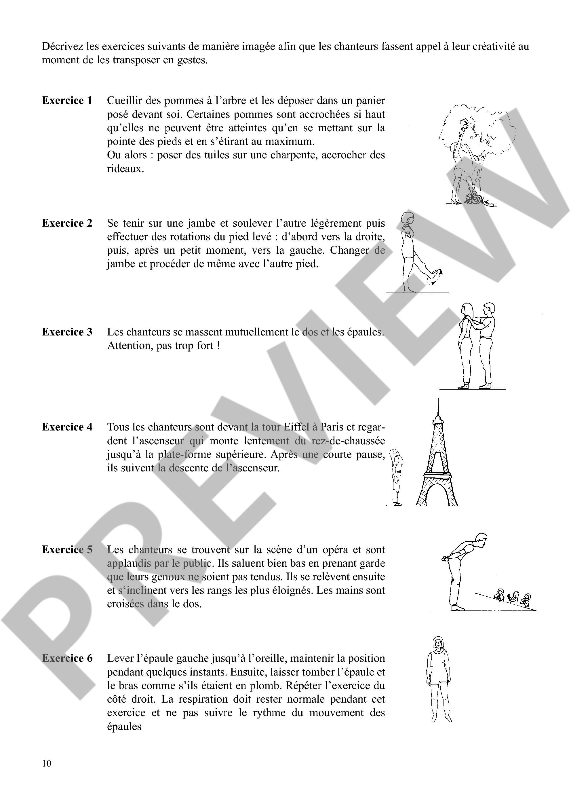 Beispielseite 2 zu 200 �chauffements vocaux pour choeurs et solistes