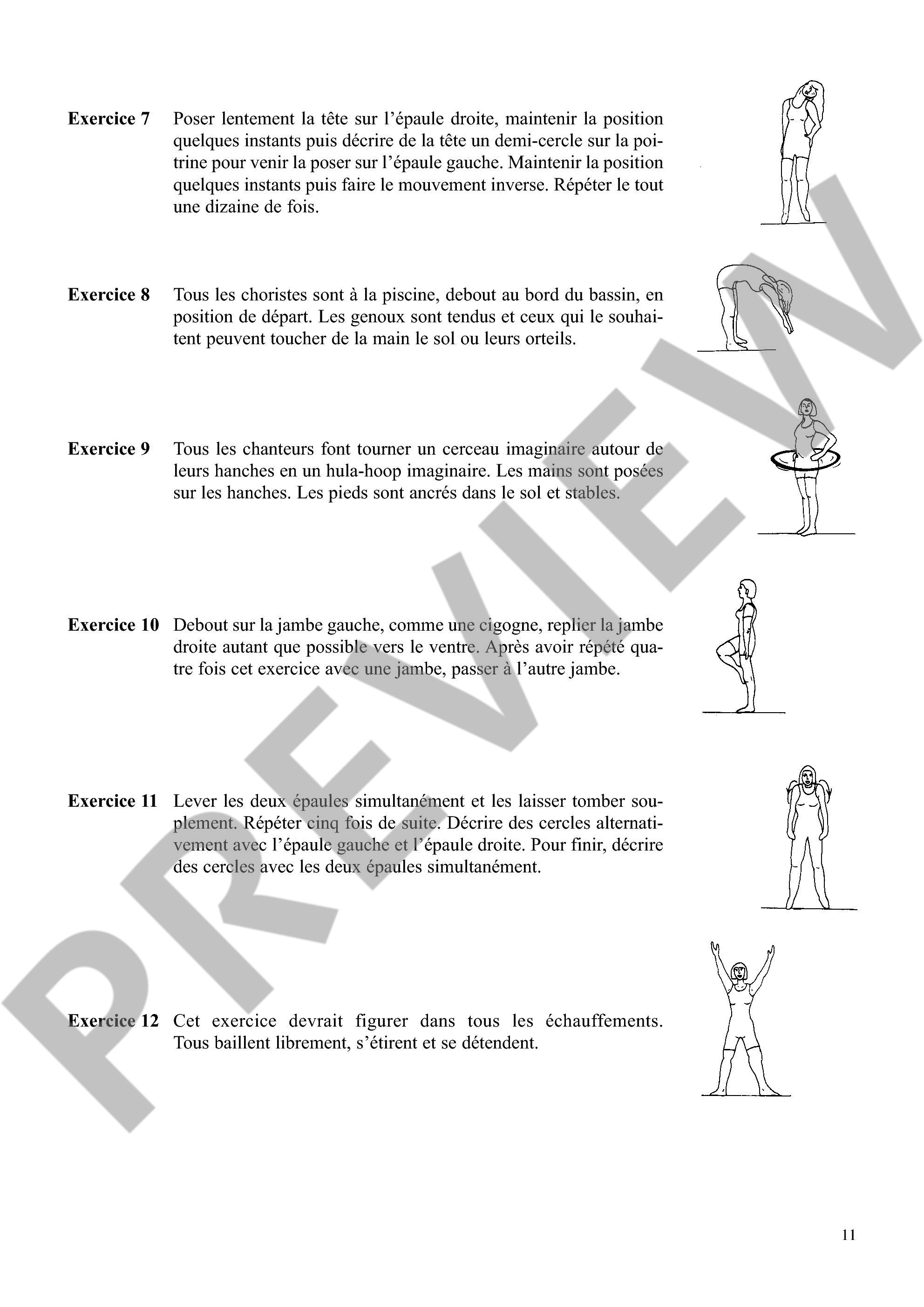 Beispielseite 3 zu 200 �chauffements vocaux pour choeurs et solistes