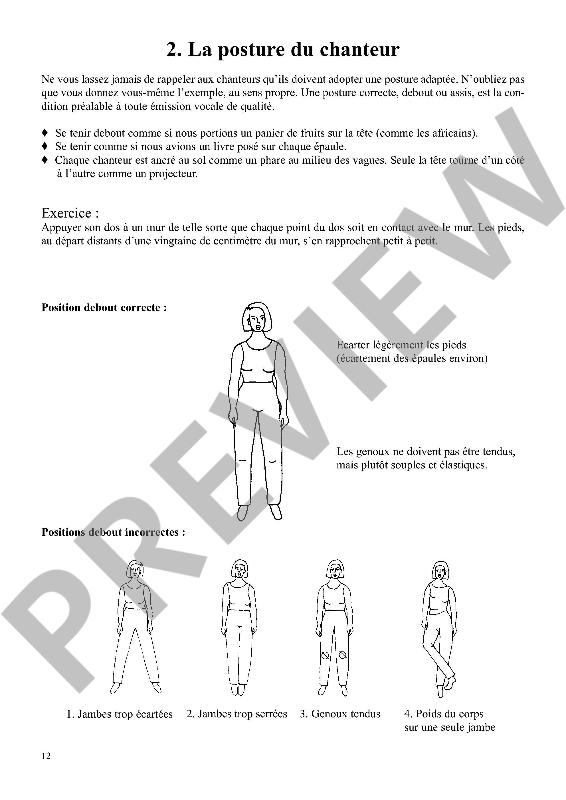 Beispielseite 4 zu 200 �chauffements vocaux pour choeurs et solistes