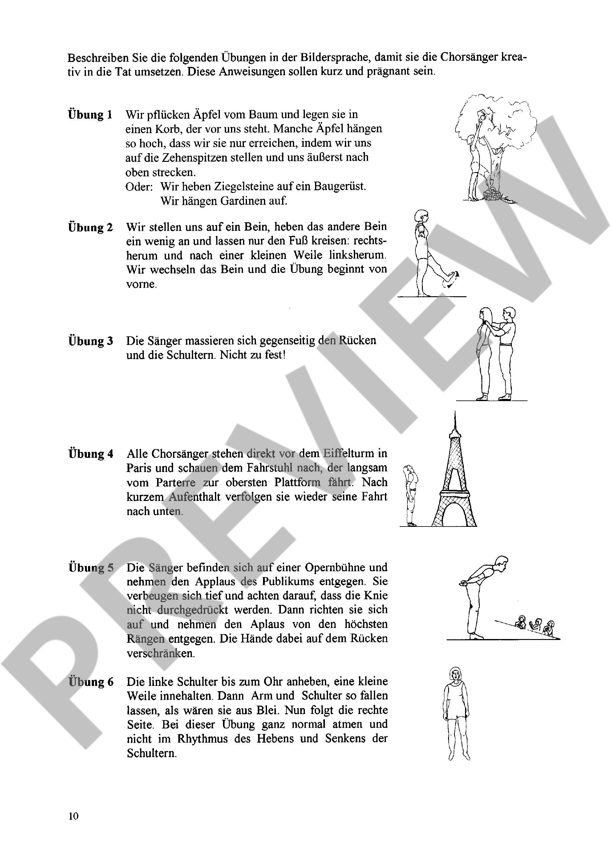 Beispielseite 2 zu 200 Einsing-�bungen f�r Ch�re und Solisten