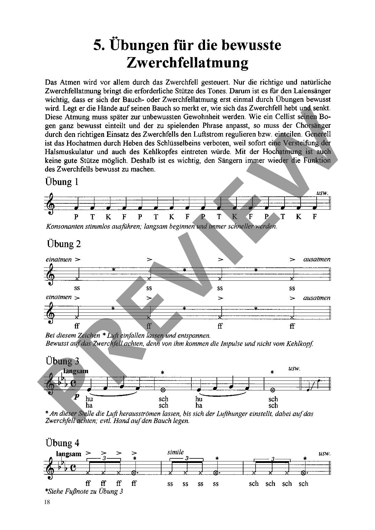 Beispielseite 3 zu 200 Einsing-�bungen (+Online-Audio) f�r Ch�re und Solisten