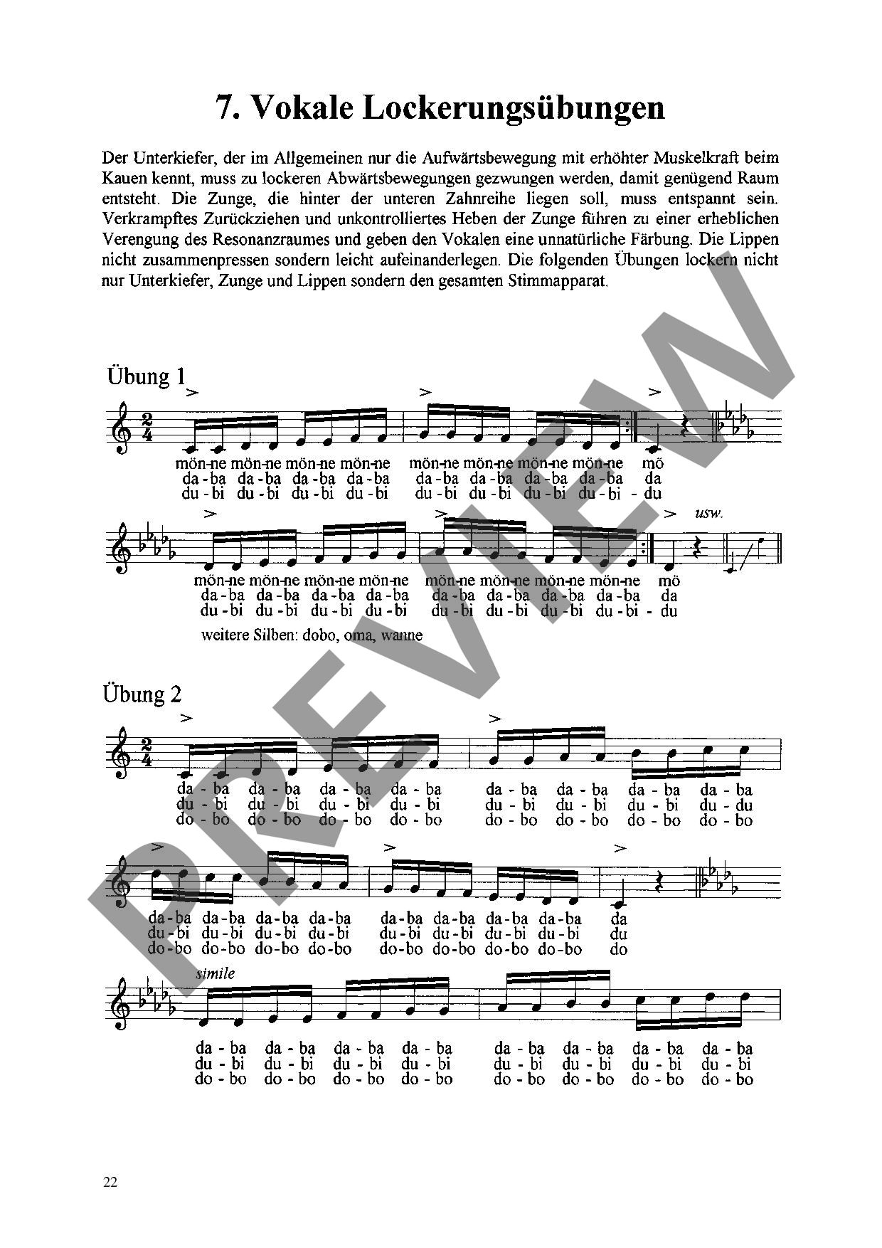 Beispielseite 4 zu 200 Einsing-�bungen (+Online-Audio) f�r Ch�re und Solisten