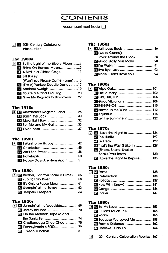 Beispielseite 1 zu 20th Century Celebration for mixed chorus and piano score