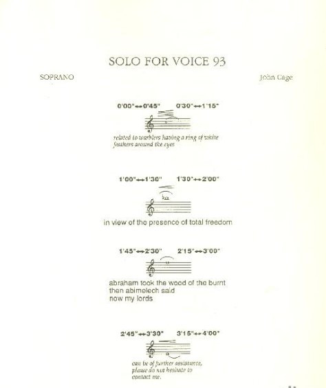 Beispielseite 1 zu 4 Solos for voice (S, A, T or B) 4 Scores (for all keys),  archive copy