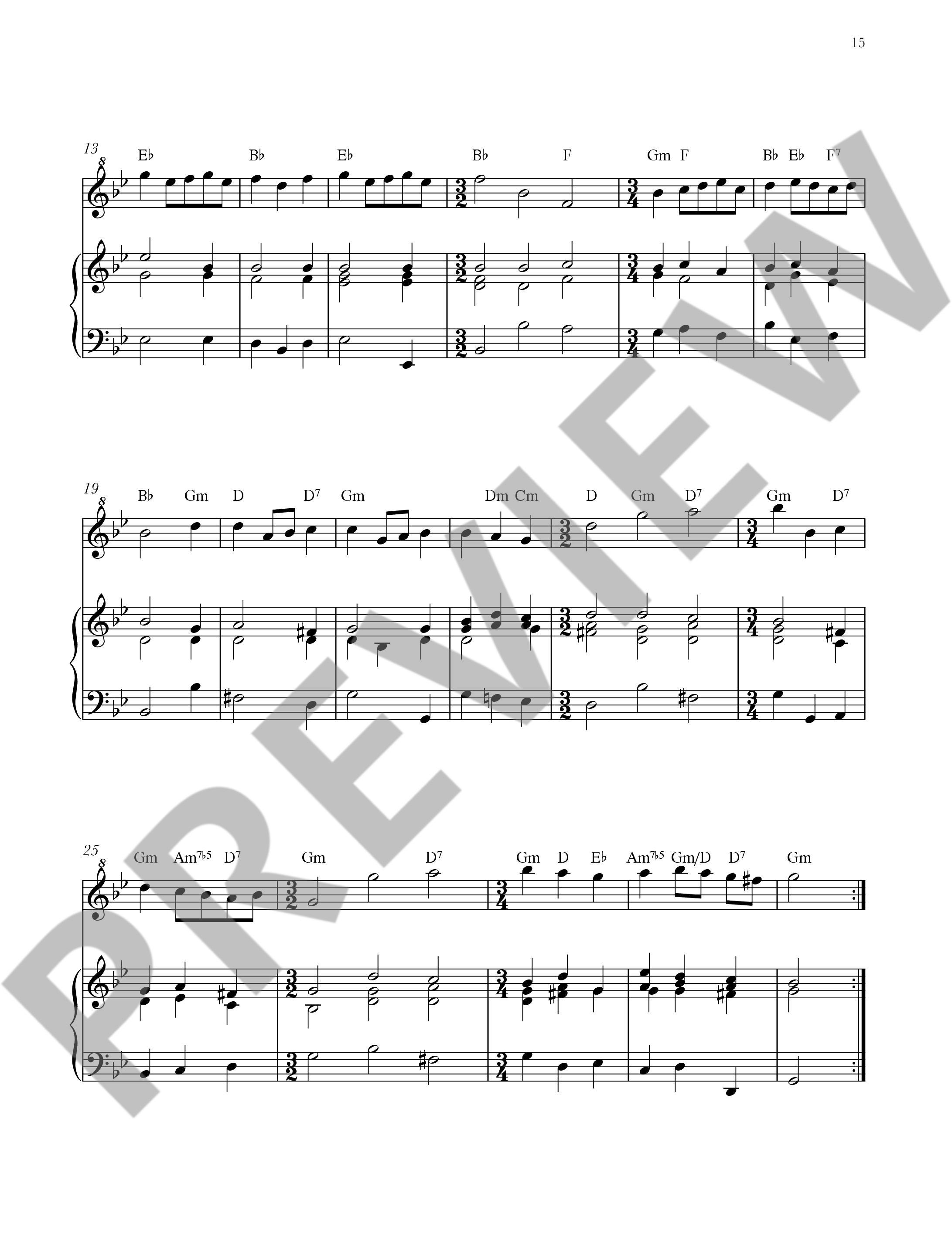 Beispielseite 4 zu Baroque Recorder Anthology vol.2 (+CD) 32 works for soprano recorder and piano (guitar)
