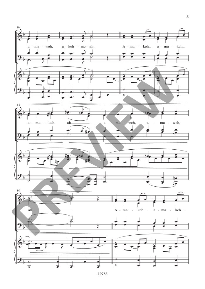 Beispielseite 2 zu BH13440 Chorale Cantilena for mixed chorus and piano score