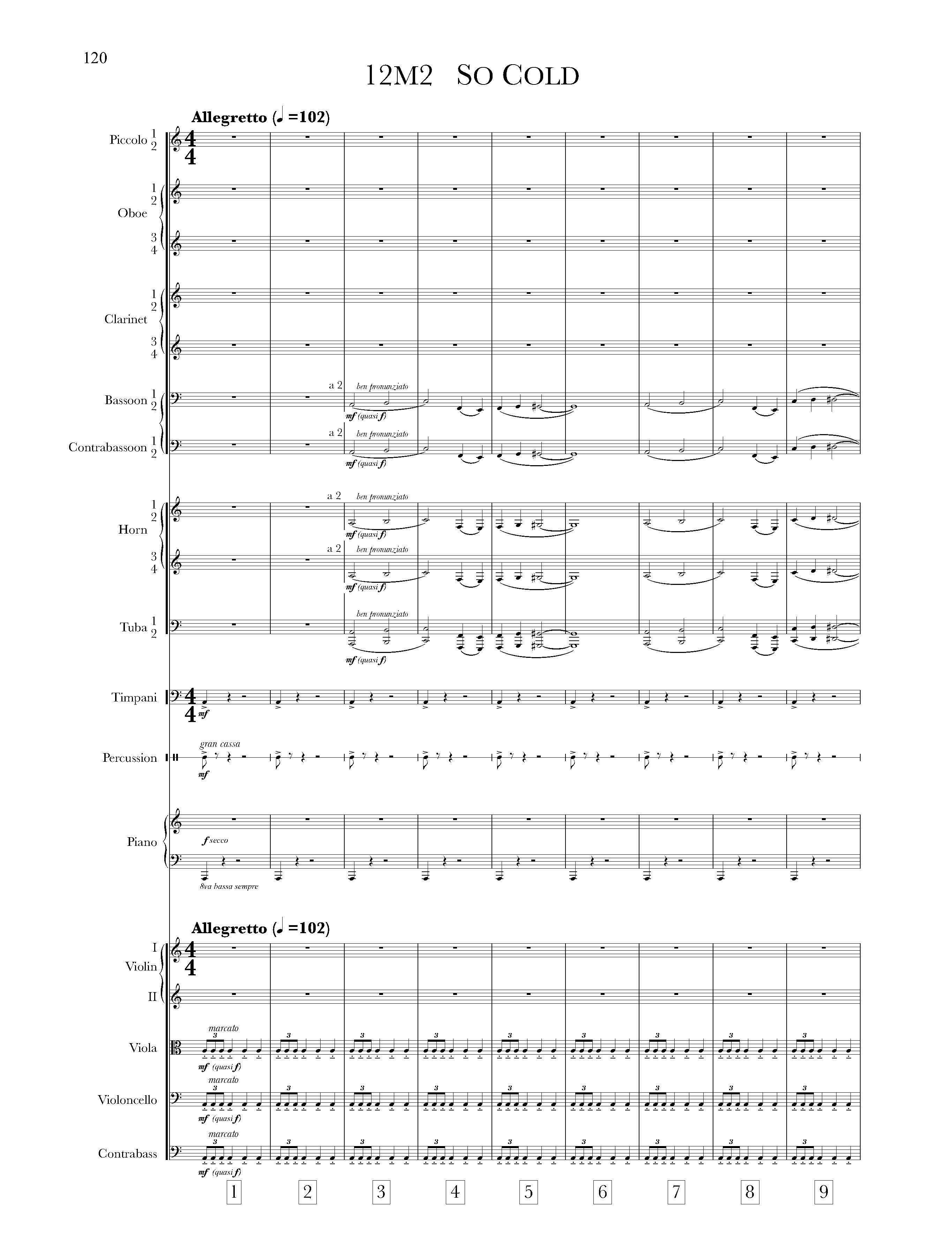 Beispielseite 5 zu Bram Stoker�s Dracula for orchestra full score