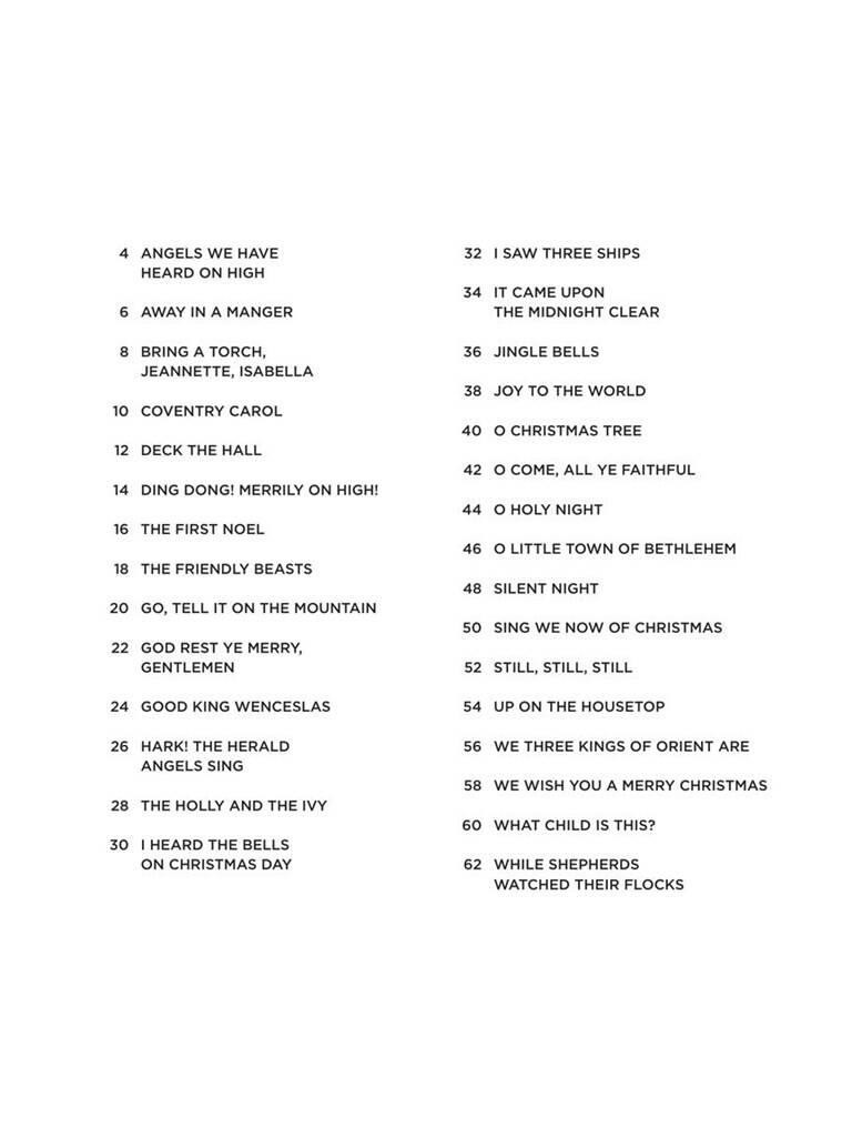 Beispielseite 1 zu Christmas Carols for Violin Duet for 2 violins score