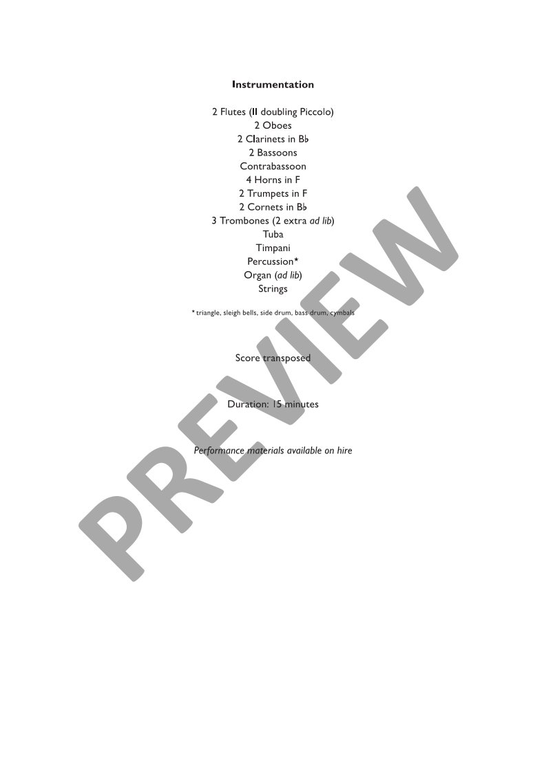 Beispielseite 2 zu Cockaigne in London Town op. 40 for orchestra study score