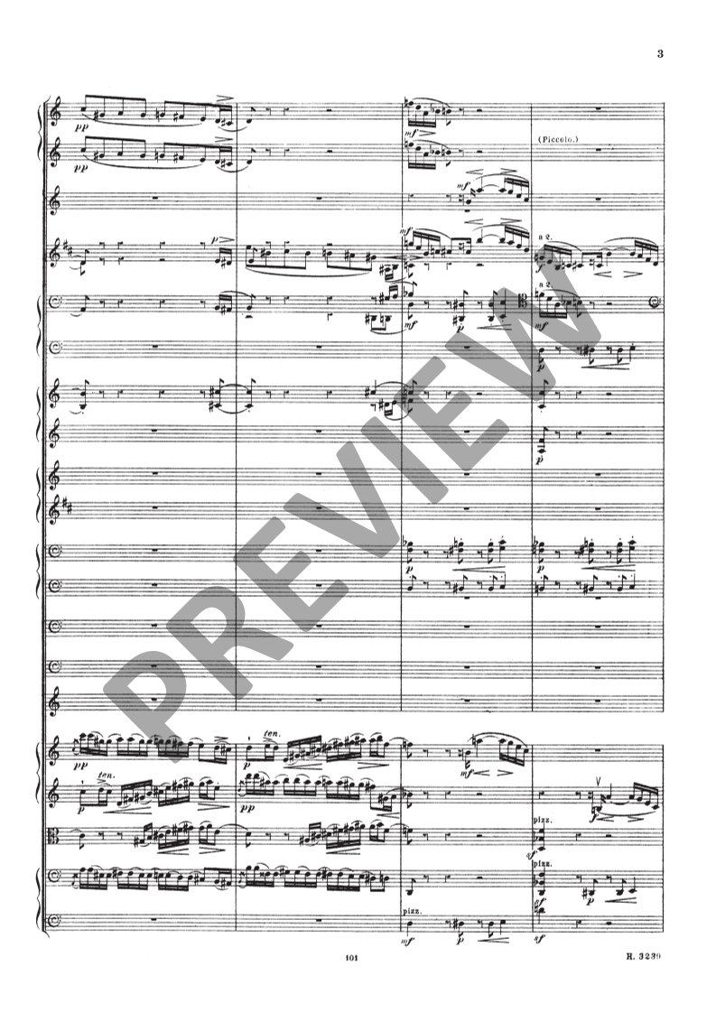 Beispielseite 5 zu Cockaigne in London Town op. 40 for orchestra study score