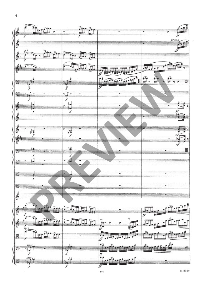 Beispielseite 6 zu Cockaigne in London Town op. 40 for orchestra study score