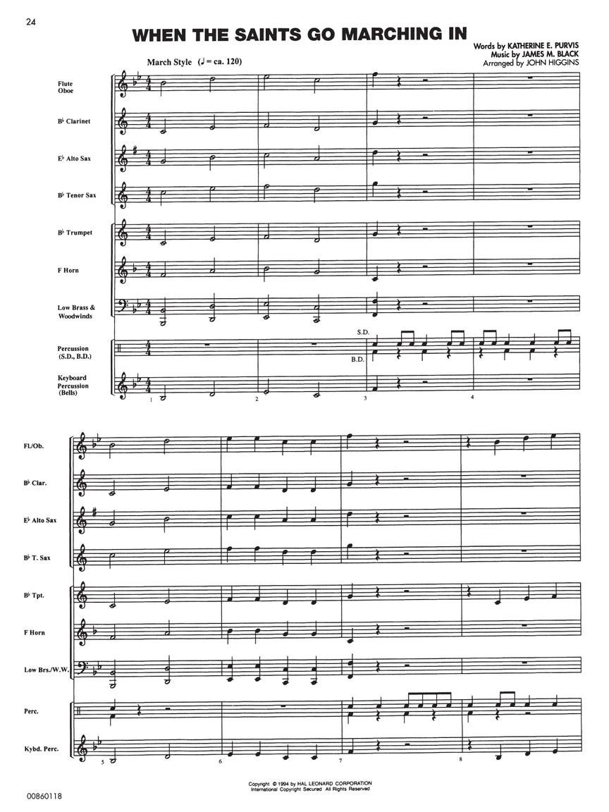 Beispielseite 3 zu Concert Favorites vol.1 for concert band conductor score