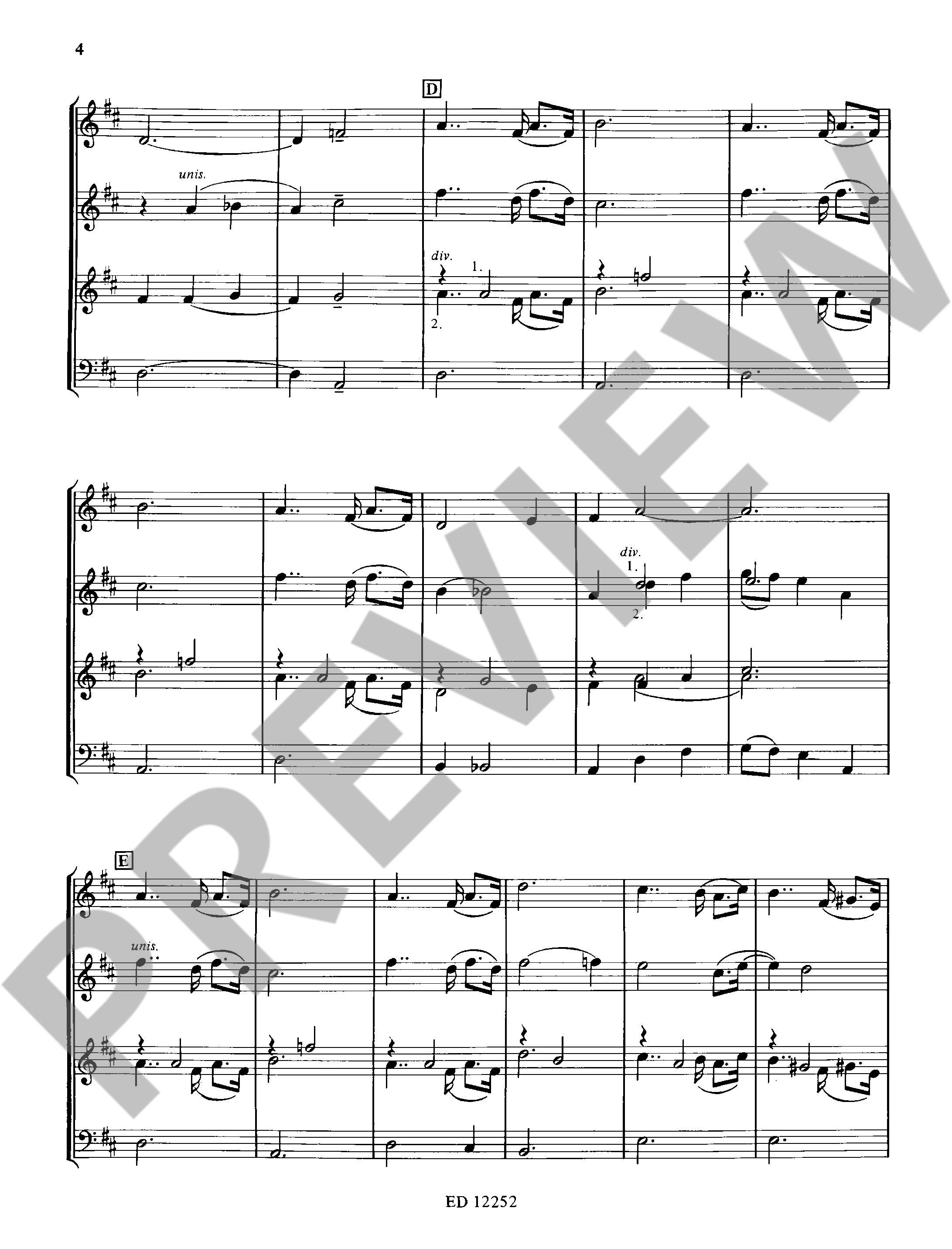 Beispielseite 3 zu Dance Suite vol.2 for 4 recorders (SATB) Score and 4 parts