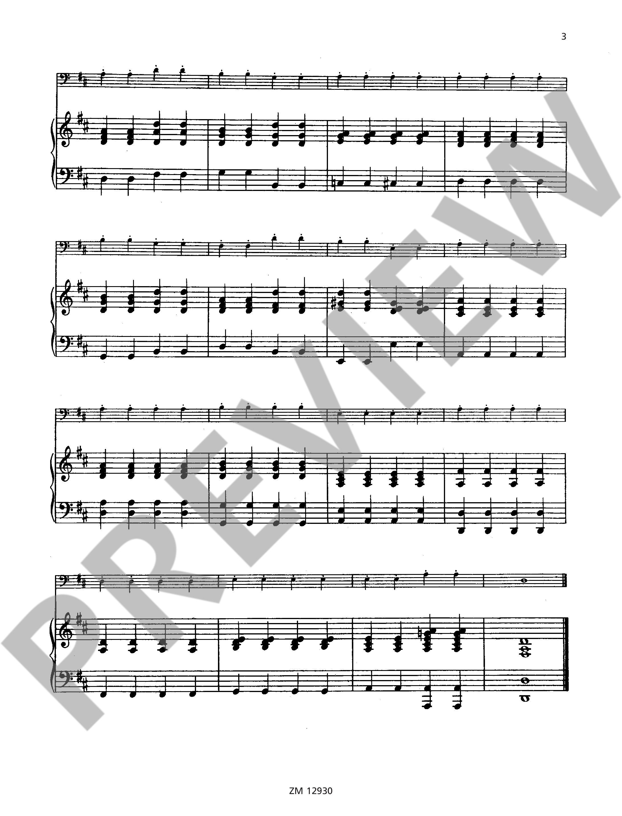 Beispielseite 2 zu Die allerersten Vortragsst�cke des jungen Cellisten op.19 Band 2 f�r Violoncello und Klavier