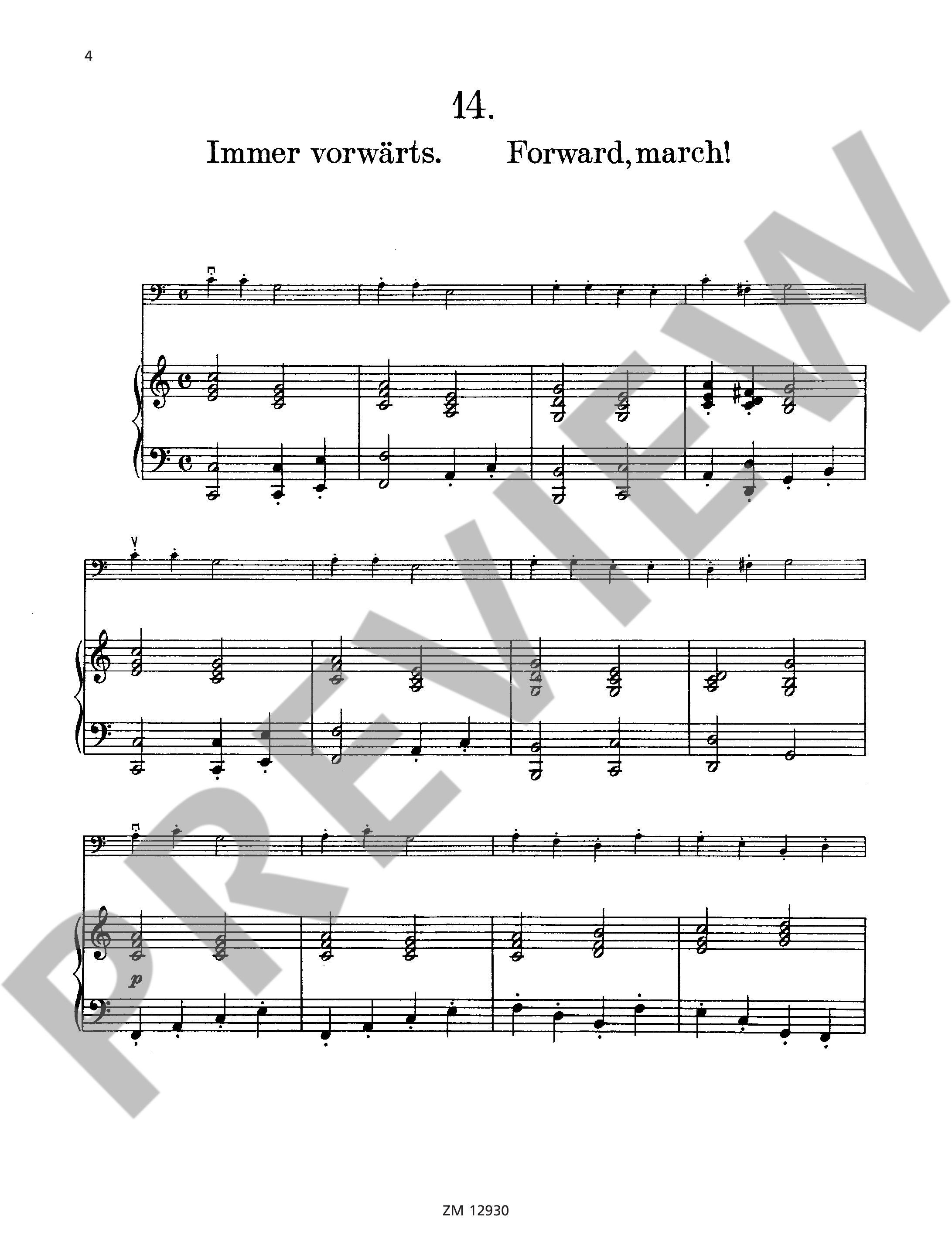 Beispielseite 3 zu Die allerersten Vortragsst�cke des jungen Cellisten op.19 Band 2 f�r Violoncello und Klavier